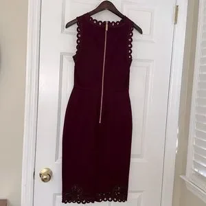 Ted Baker Dresses Ted Baker Verita Cutwork Cutout Yoke Bodycon